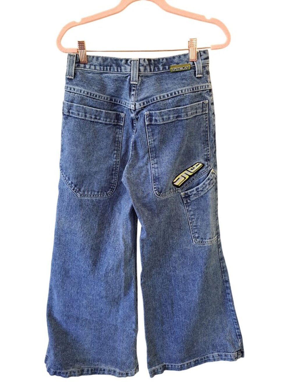 Vtg Rare JNCO Baggy Jeans Logo Embroidery Y2K Lo Profile Specialist Rave 90's